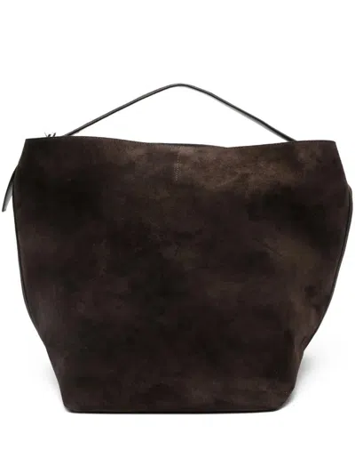 TOTÊME TOTEME SUEDE TOTE BAG WITH BELT