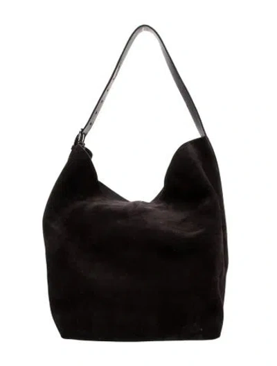 Pre-owned Totême Suede Tote In Brown