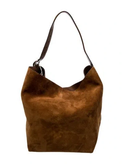 Pre-owned Totême Suede Tote W/ Tags In Brown