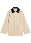 Totême Toteme Summer Country Cotton Jacket In Sand