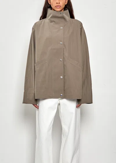 Totême Summer Parachute Jacket In Brown
