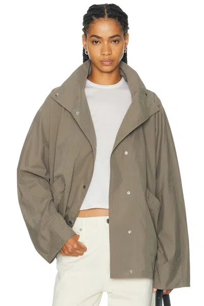 Totême Summer Parachute Jacket In Brown