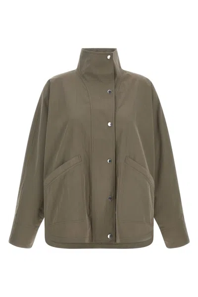 Totême 'summer Parachute' Jacket In Green