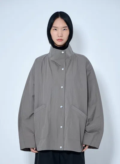 Totême Summer Parachute Jacket In Grey
