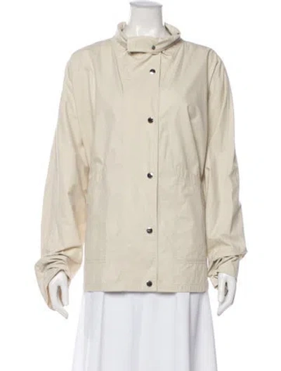 Pre-owned Totême Summer Parachute Jacket Jacket In Neutral