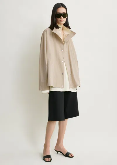 Totême Summer Parachute Jacket Overcast Beige