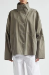 Totême Toteme Summer Water Repellent Parachute Jacket In Green