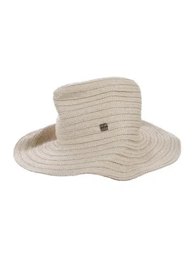 Pre-owned Totême Toteme Sun Hat In Neutral