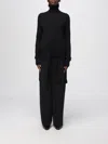 Totême Toteme Asymmetrical Turtleneck In Black