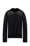Totême Toteme Sweater With Flared Sleeves In Black
