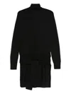 Totême Toteme Wool And Silk Blend Sweater In Black