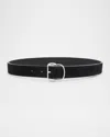 Totême Toteme Women Swirl Suede Belt In Black