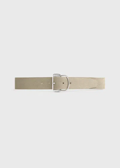 Totême Swirl Suede Belt Desert