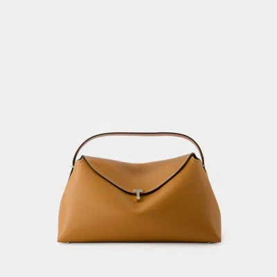 Totême Toteme Women T-lock Leather Handbag In Black
