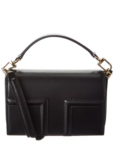 Totême Toteme T-flap Mini Leather Shoulder Bag