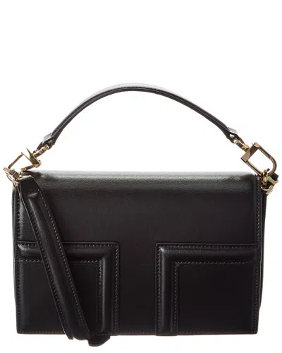 Totême Toteme T-flap Mini Leather Shoulder Bag