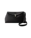 Totême T-lock Bag - Toteme - Leather - Black