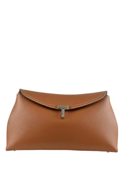 Totême Toteme T Lock Bag In Brown