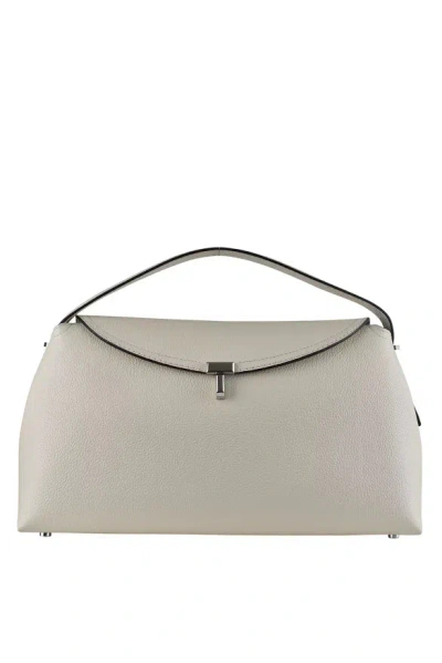 Totême Toteme T Lock Bag In White