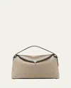 Totême T-lock Canvas Top-handle Bag In Multi