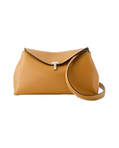 Totême T Lock Clutch - Toteme - Leather - Brown