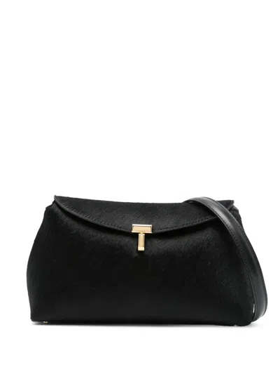 Totême T-lock Clutch Bag In Black