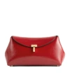 Totême T-lock Clutch Bag In Red