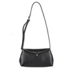 Totême T-lock Clutch In Black Leather In Black