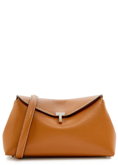 Totême Toteme T-lock Grained Leather Clutch
