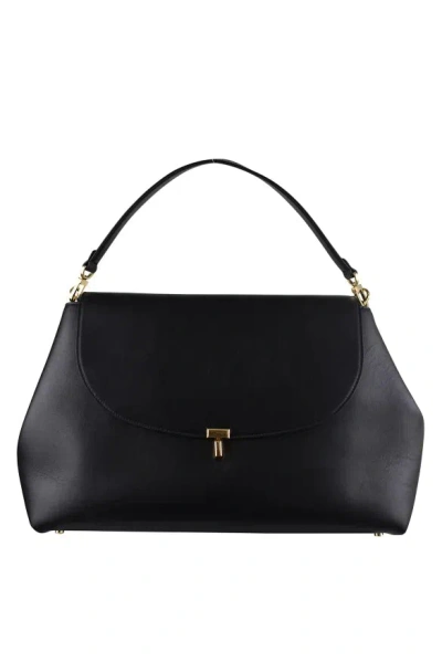 Totême Toteme T Lock Handbag In Black