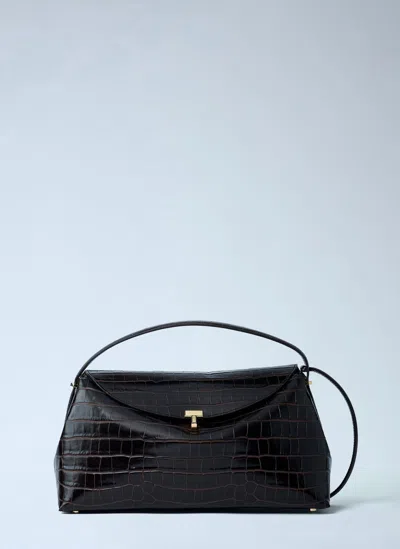 Totême T-lock Handbag In Brown