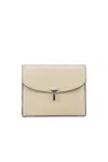 Totême T-lock Leather Cardholder