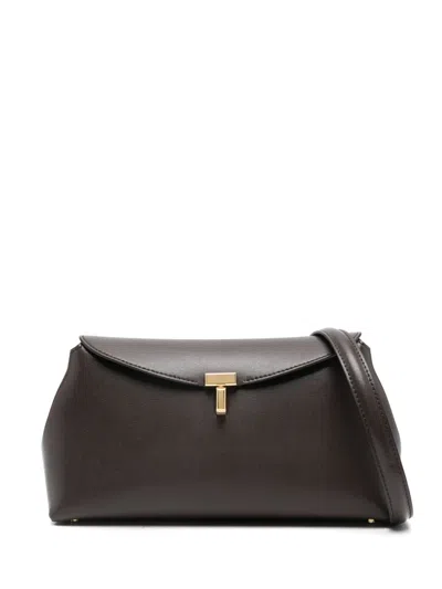 Totême T-lock Leather Clutch