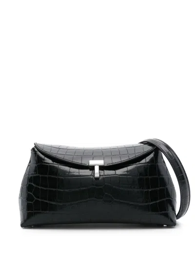 Totême T-lock Leather Clutch