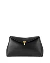 Totême Mini Clutch Bag Gold-tone Hardware In Black
