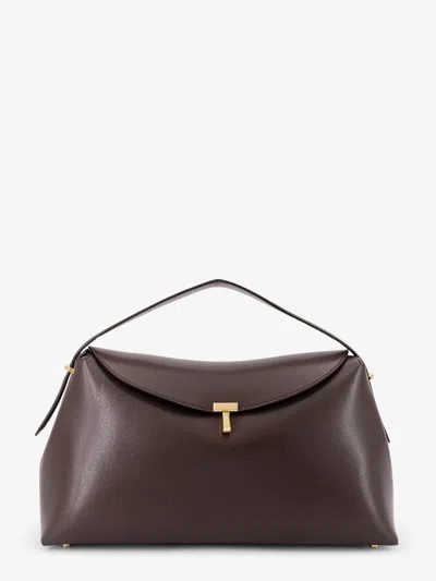 Totême T-lock Leather Shoulder Bag