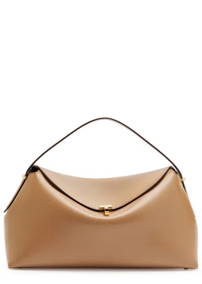 Totême Toteme T-lock Leather Top Handle Bag