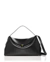 Totême Toteme T-lock Leather Top Handle Bag In Black