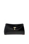 Totême Toteme T-lock Mini Clutch In Black