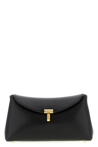 Totême 't-lock' Mini Clutch In Black