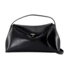 Totême Toteme T-lock Naplack Top Handle Purse In Black
