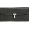 Totême Toteme T-lock Palmellata Leather Wallet