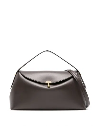 Totême T-lock Shoulder Bag In Brown