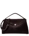 Totême Toteme T-lock Top Handle Leather Satchel