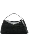 Totême Toteme T-lock Woven Leather Top Handle