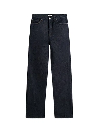 Totême Toteme T. Seam Denim Full Length Rinsed Blue