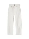 Totême Toteme T. Seam Denim Full Length White In White