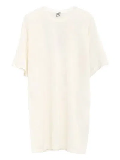 TOTÊME TOTEME T-SHIRT DALLA VESTIBILITÀ COMODA  CREMA
