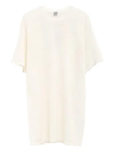 TOTÊME TOTEME T-SHIRT DALLA VESTIBILITÀ COMODA  CREMA