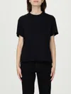 Totême Classic Ribbed T-shirt In Black